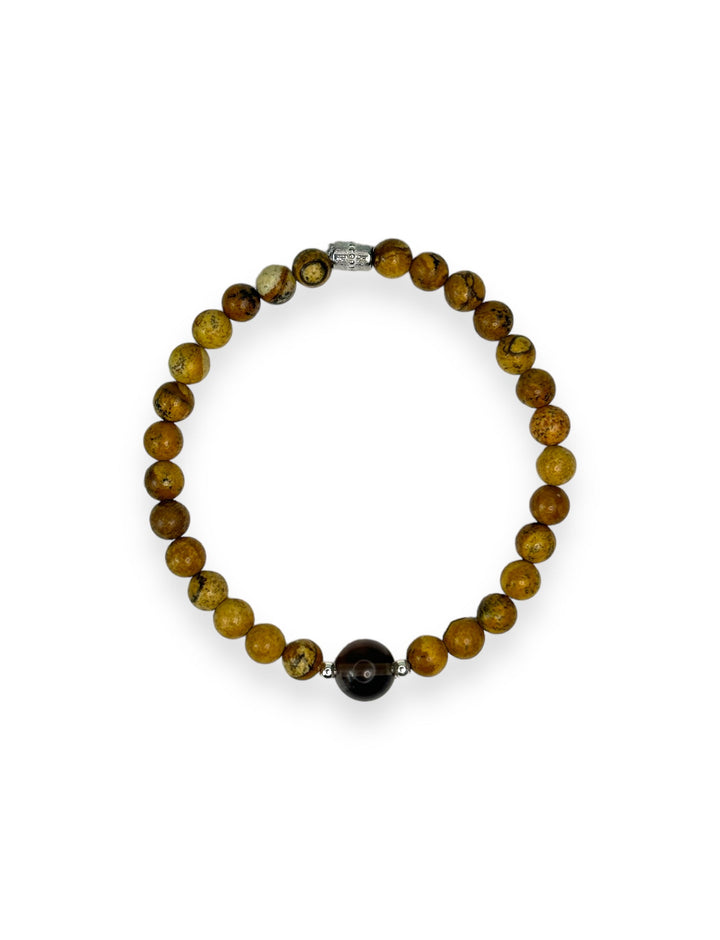 Big Little Sins Picture Jasper Bracelet