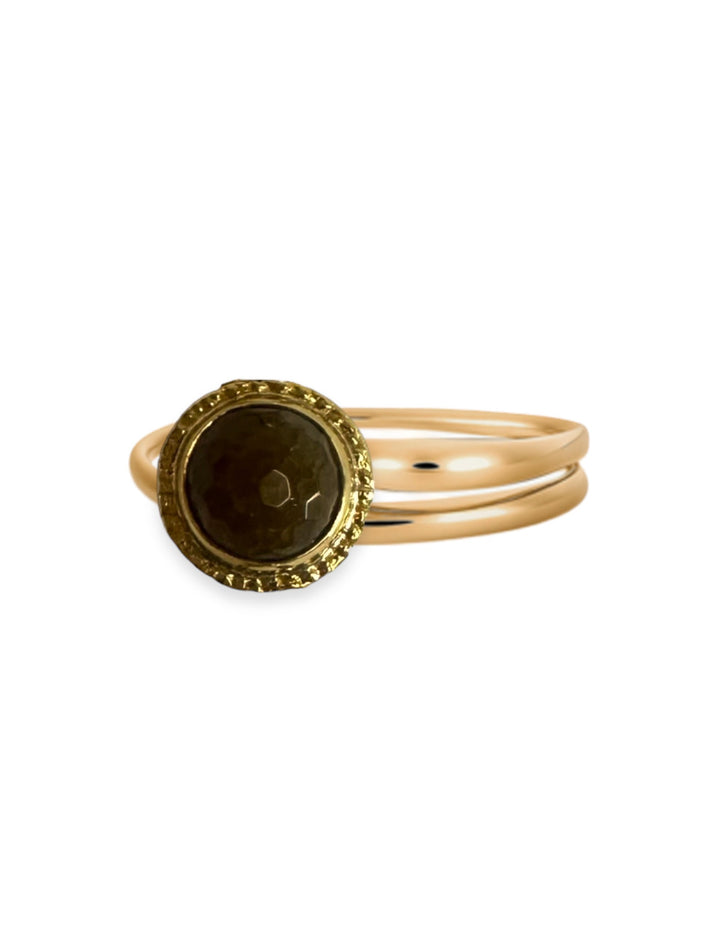 Ball & Chain Two Finger Ring
